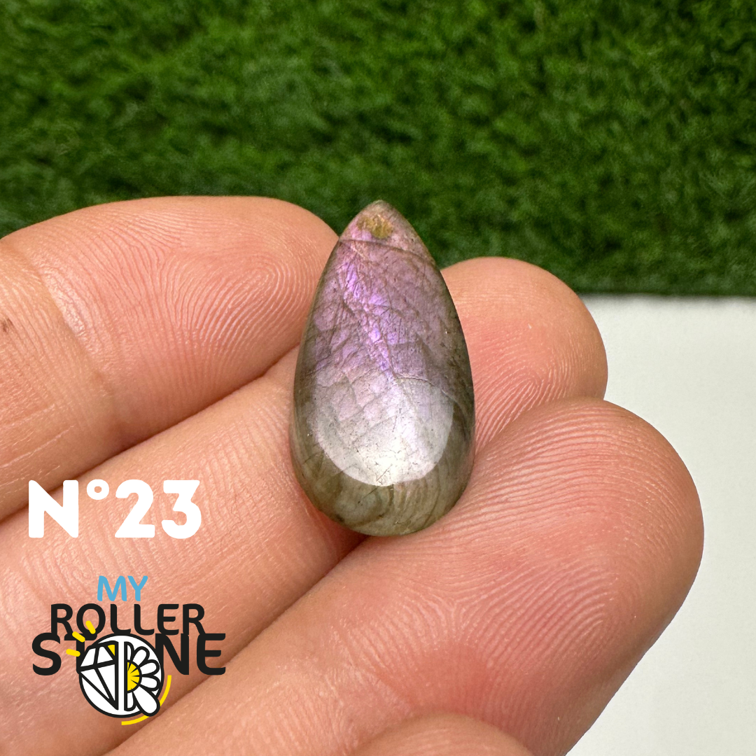 Pendentifs Labradorite Violette forme Libre 5A - 23