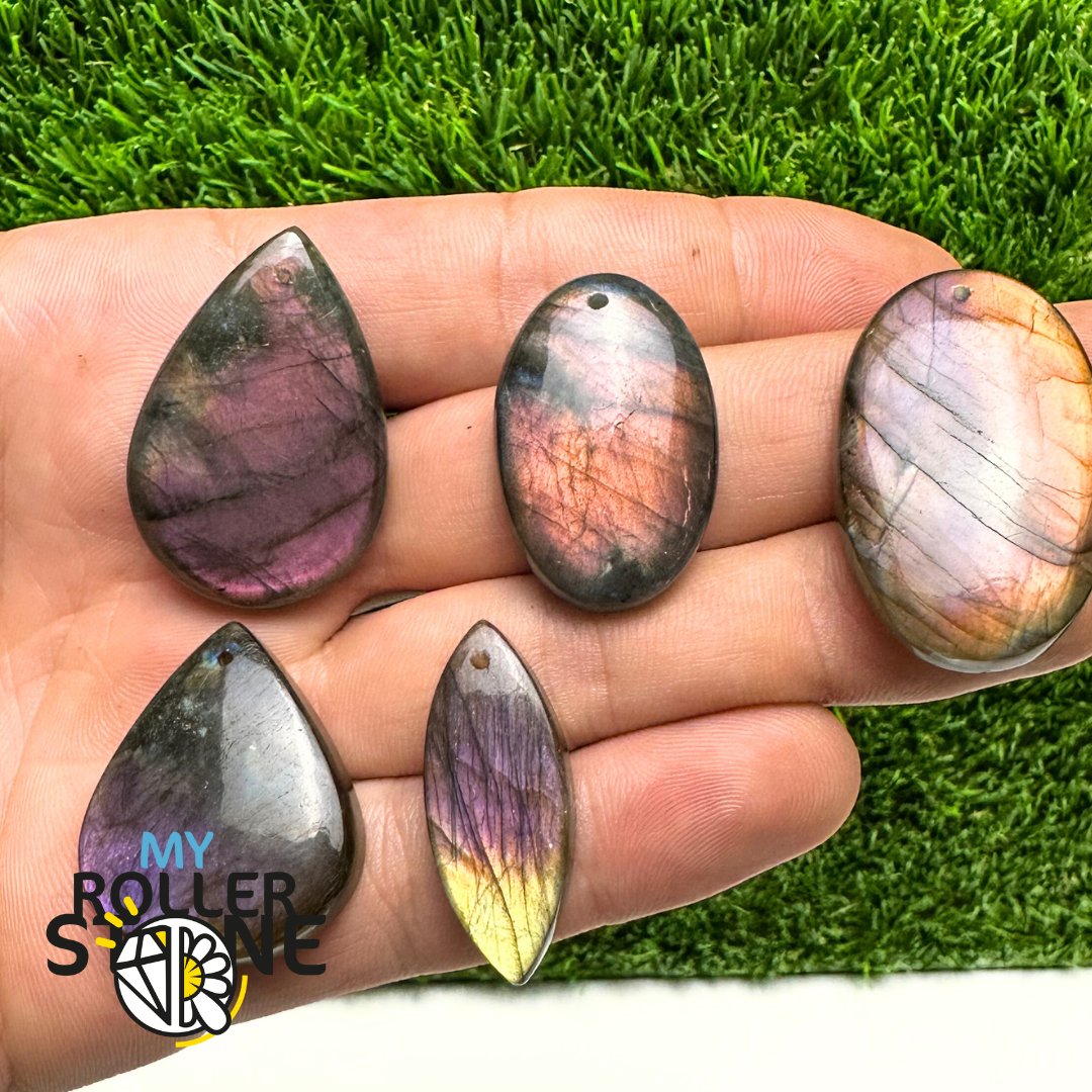 Pendentifs Labradorite Violette 