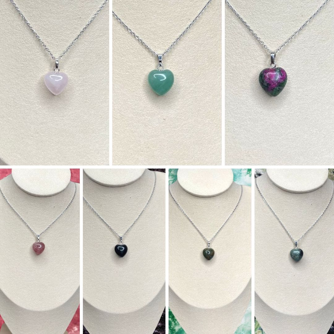 Pendentifs pierre Coeur - Breloques et pendentifs