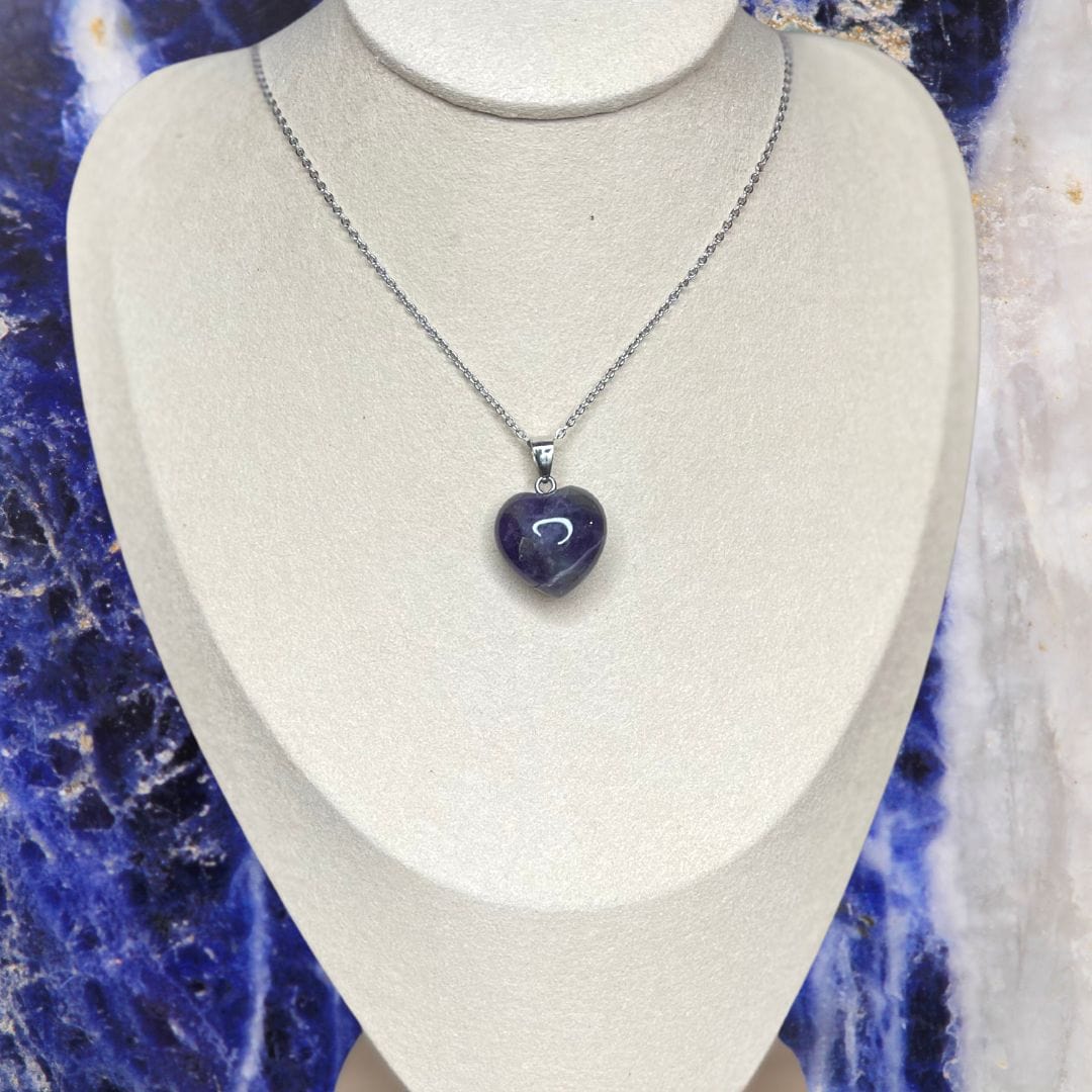 Pendentifs pierre Coeur - Sodalite - Breloques et pendentifs