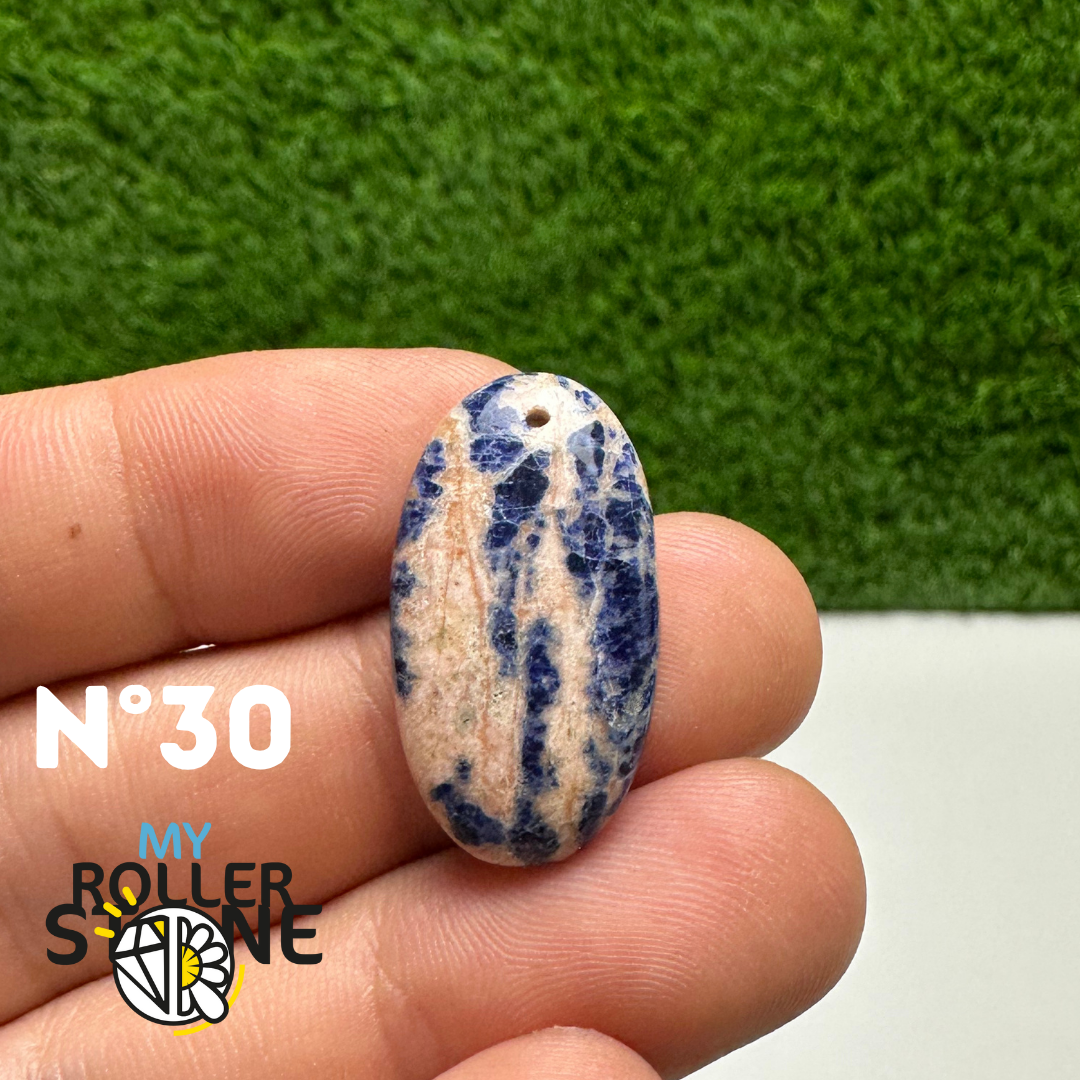 Pendentifs Sodalite Orange Forme Libre 5A