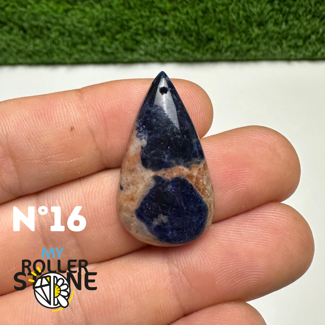 Pendentifs Sodalite Orange Forme Libre 5A