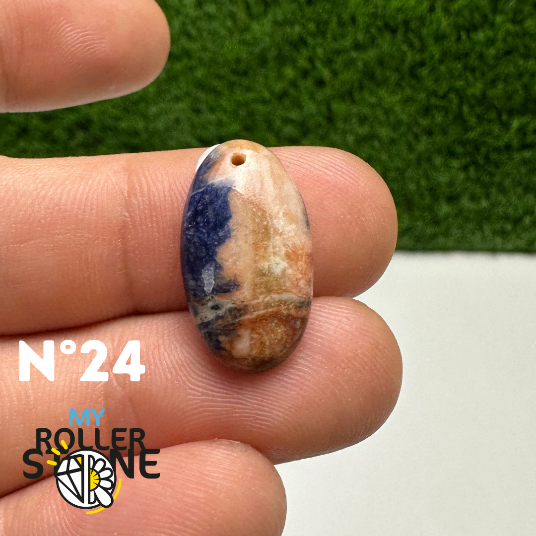 Pendentifs Sodalite Orange Forme Libre 5A