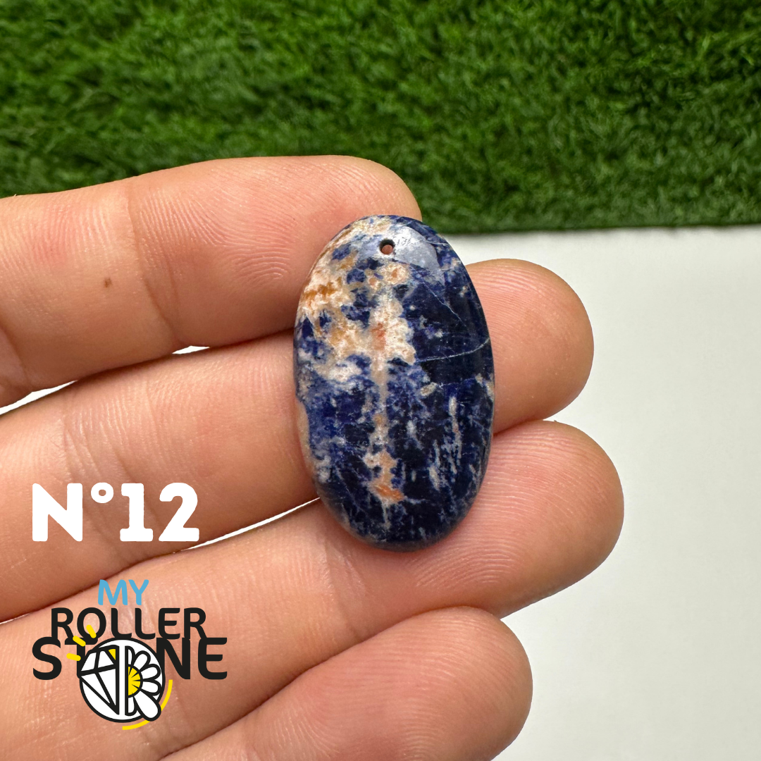 Pendentifs Sodalite Orange Forme Libre 5A