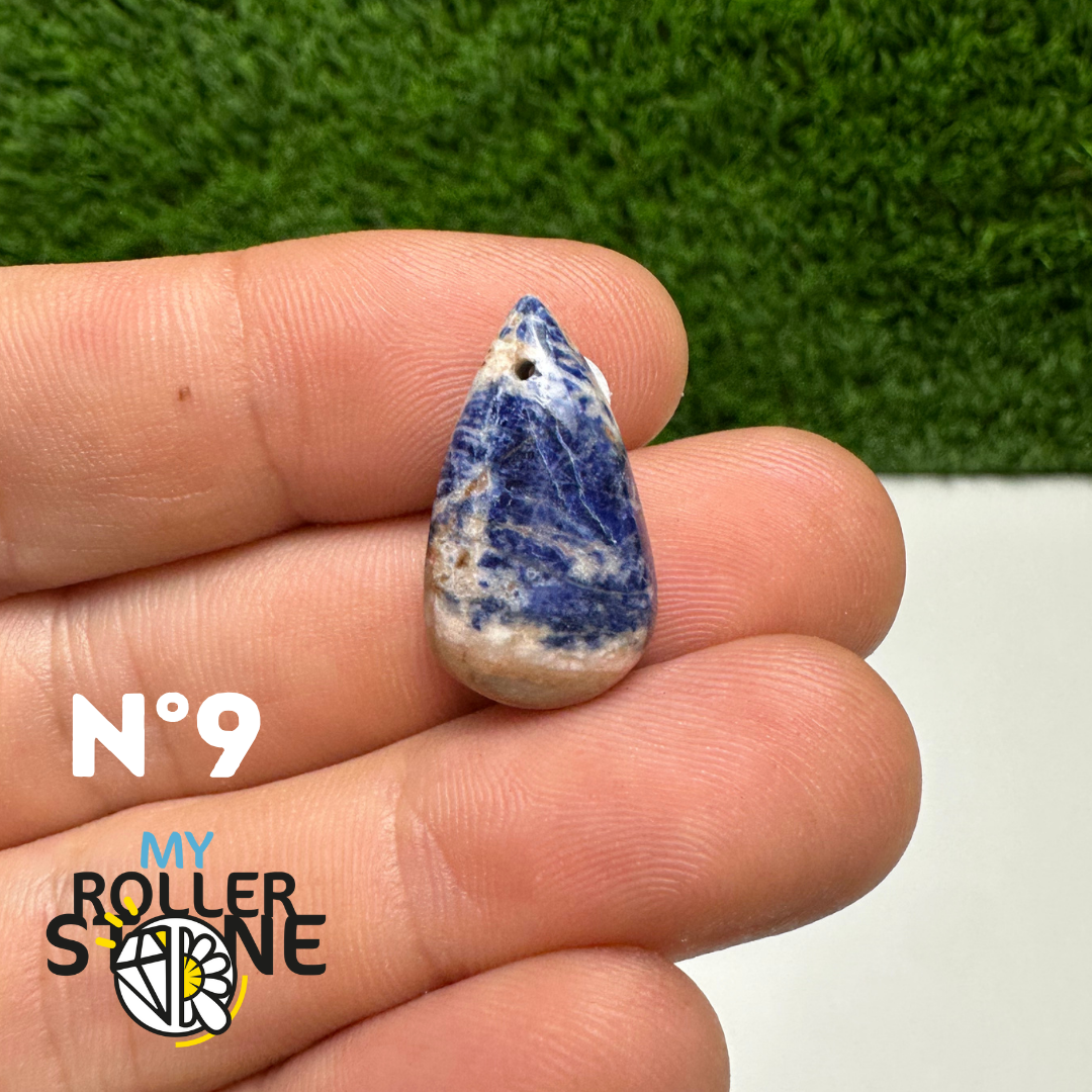 Pendentifs Sodalite Orange Forme Libre 5A