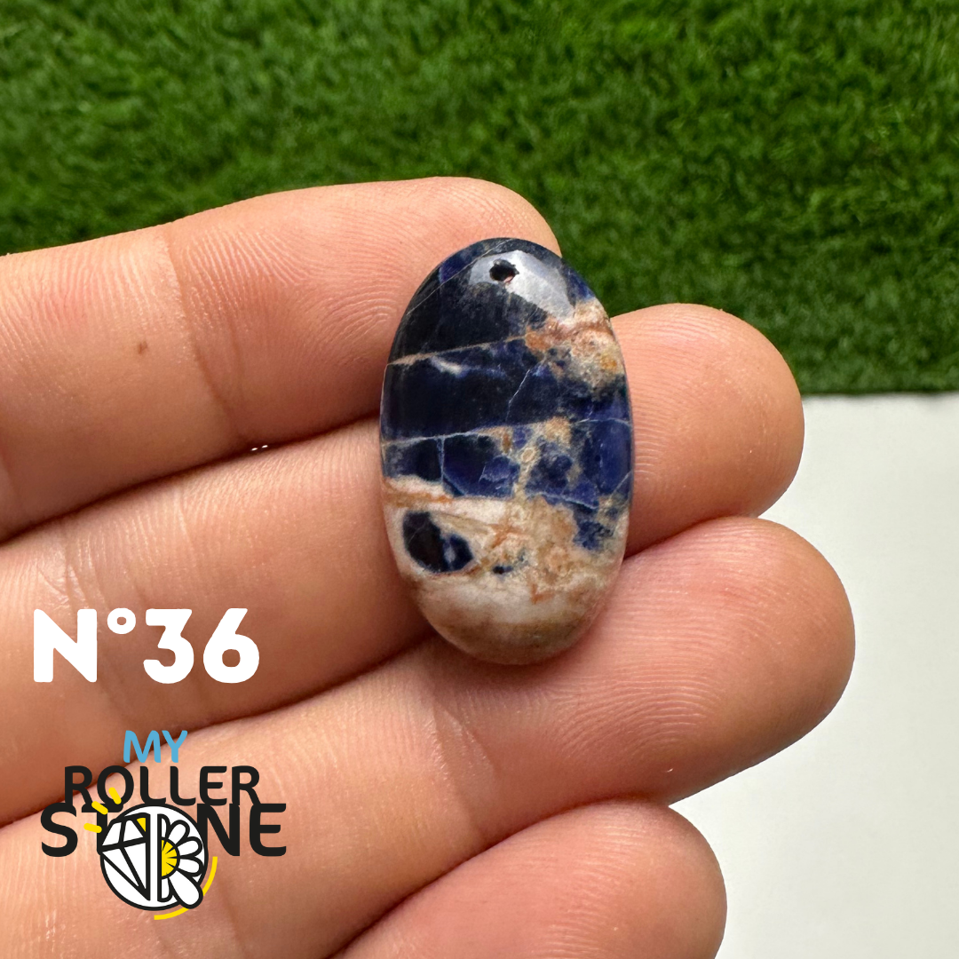 Pendentifs Sodalite Orange Forme Libre 5A