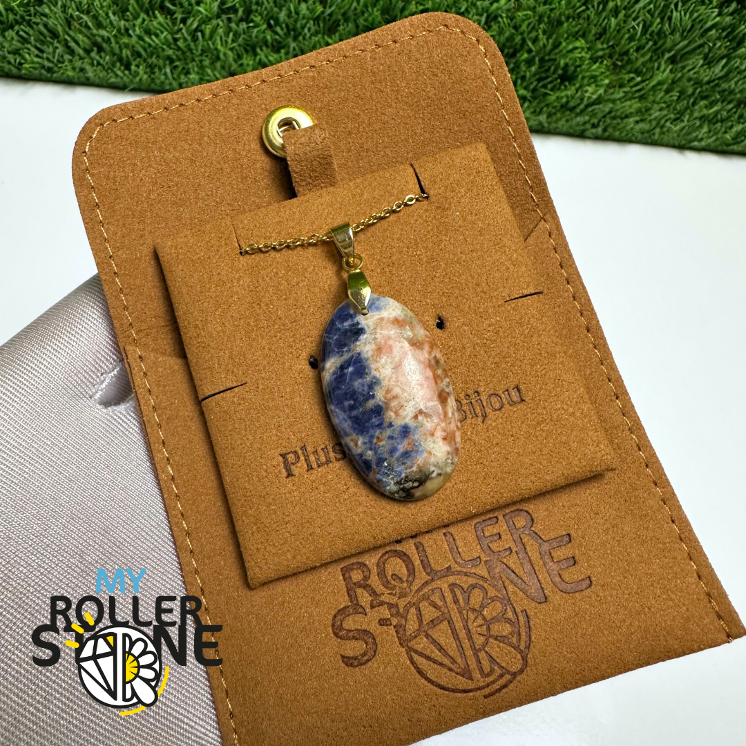 Pendentif Sodalite Orange