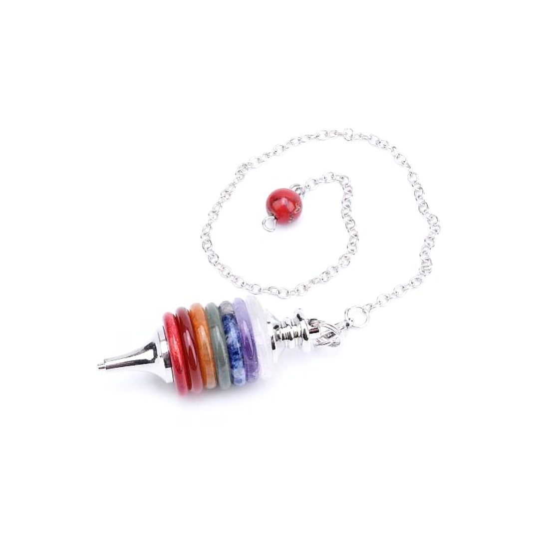 Pendule Spirale 7 Chakras