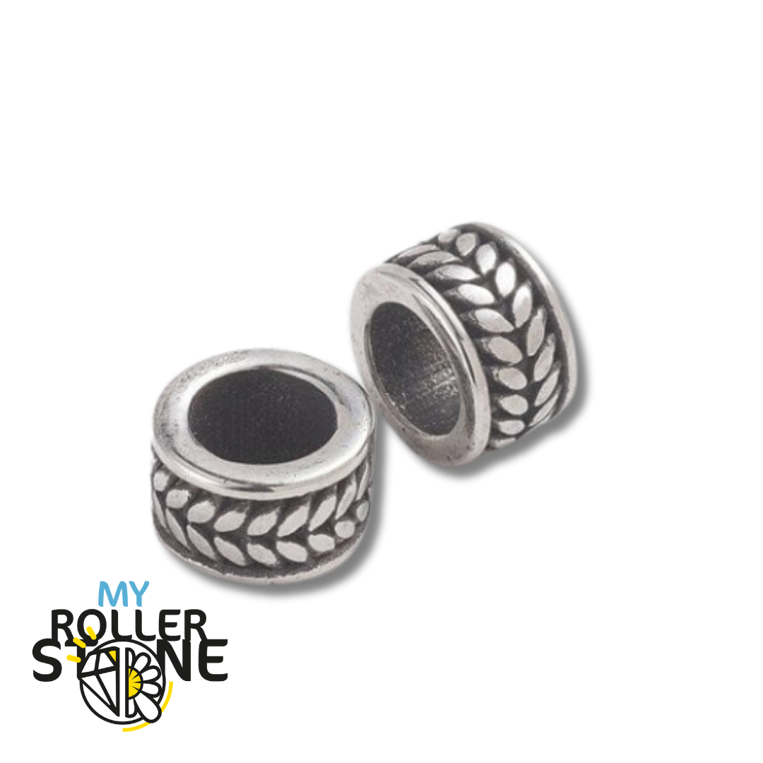 Perle acier inoxydable large trou - Perles