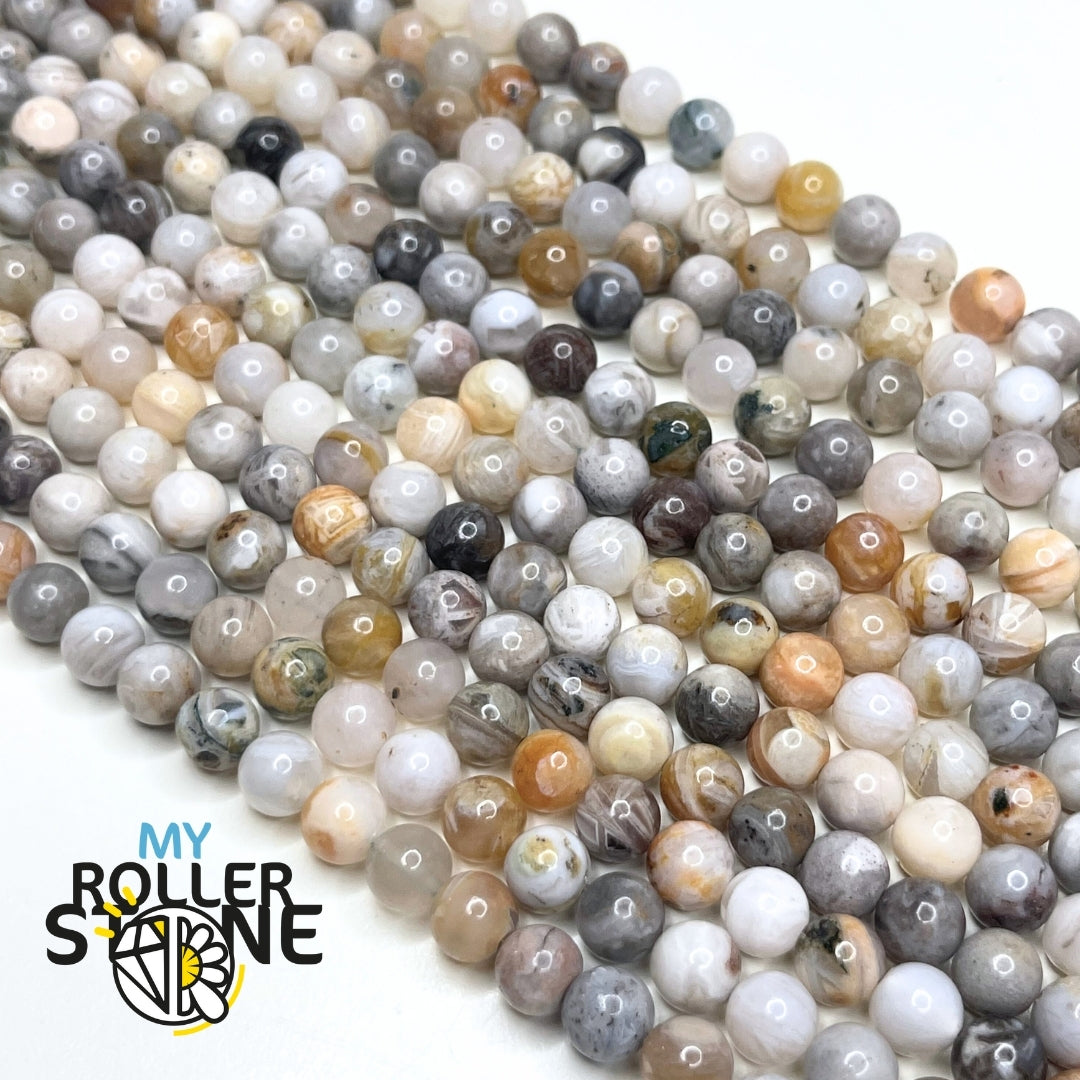 Sautoir En Perles De Bambou Naturelles 80 Cm - Occasion, Nuances Naturelles
