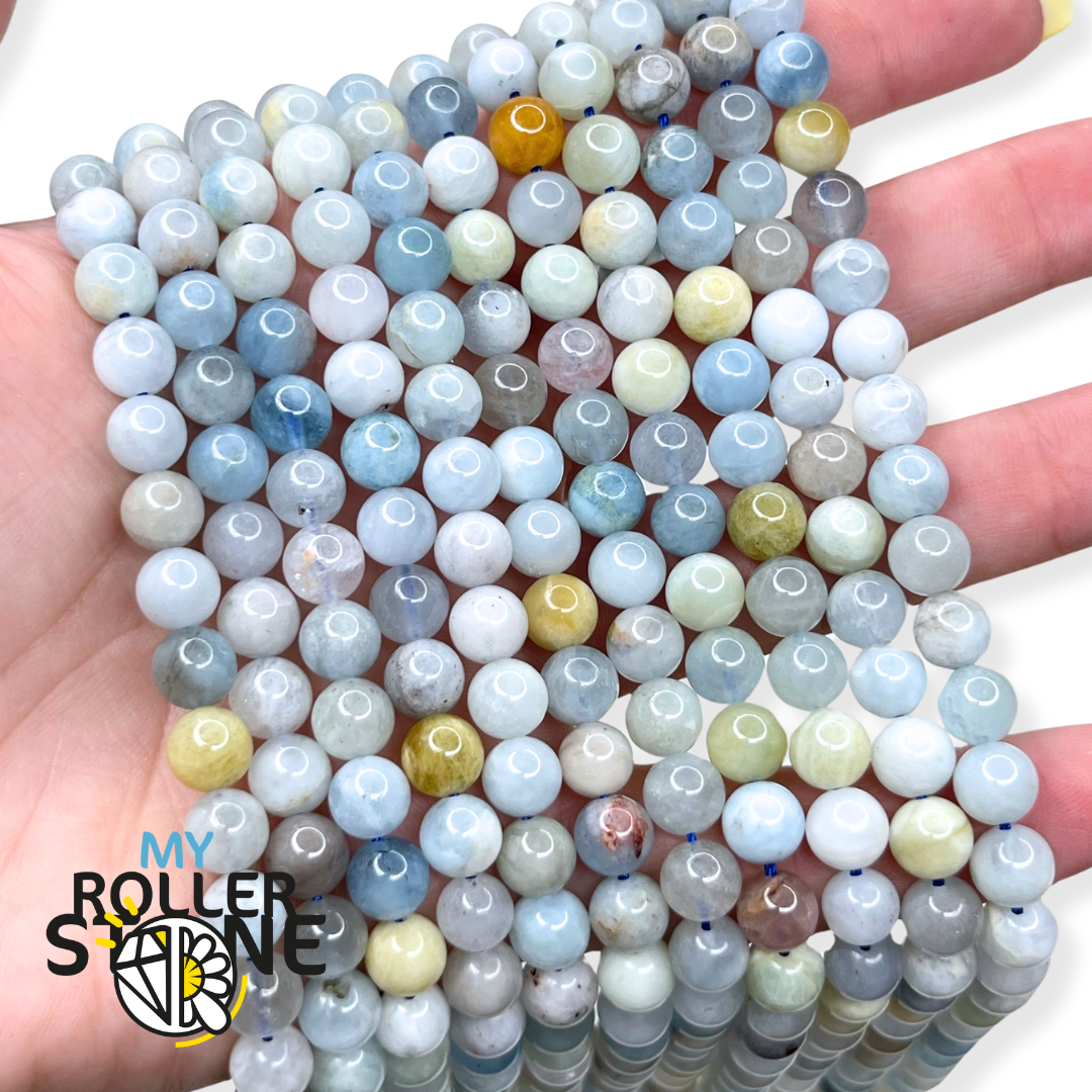 Perle Aigue-Marine AB - Perles