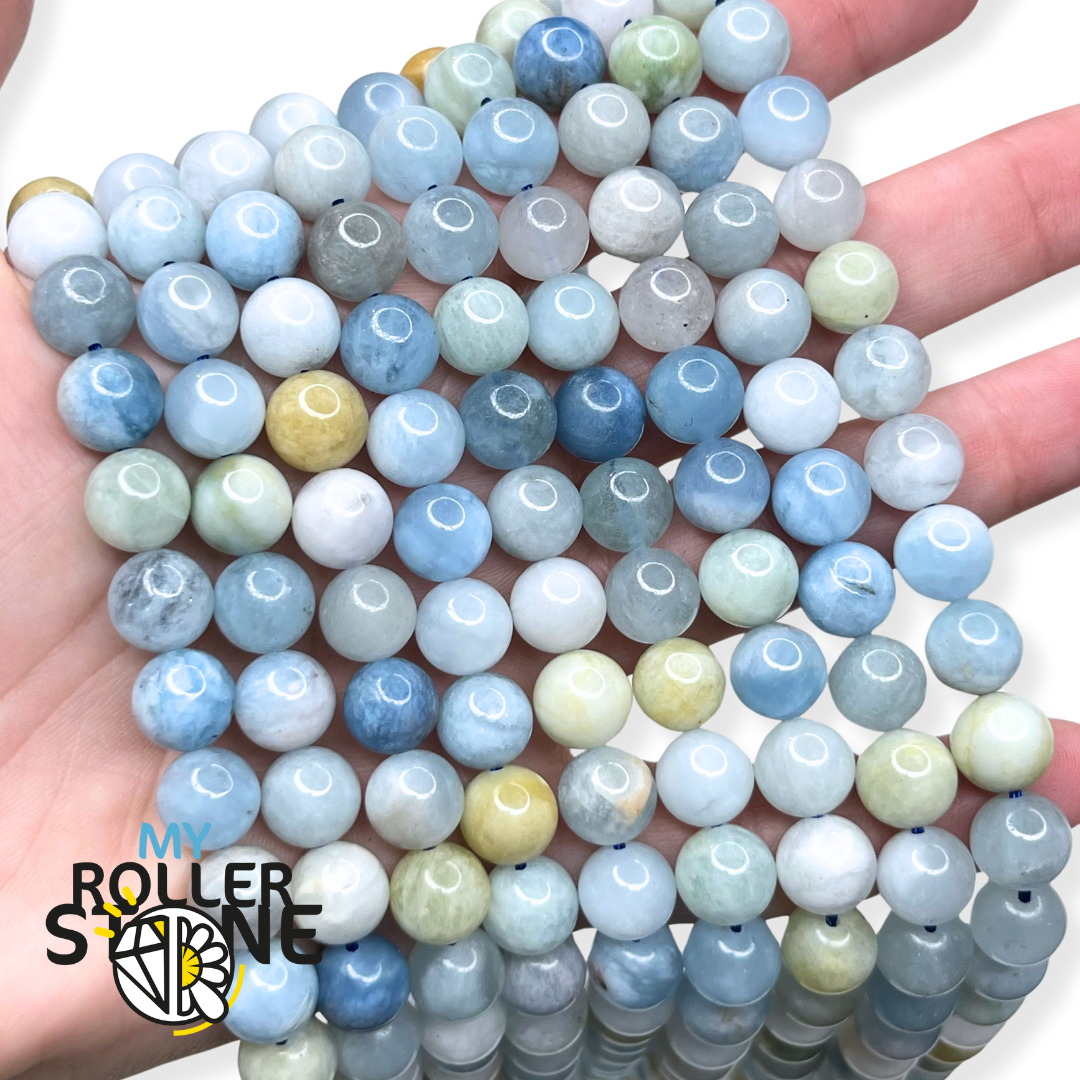 Perle Aigue-Marine AB - Perles