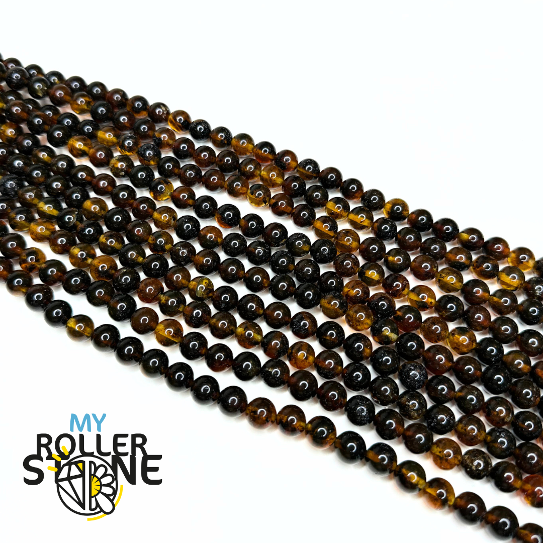 Perle Ambre verte - Perles