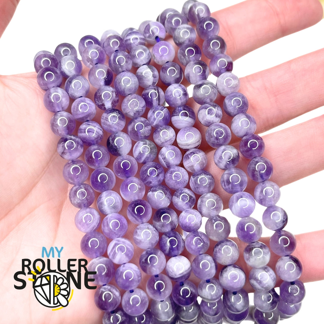 Perle Améthyste Chevron 3A 6 MM