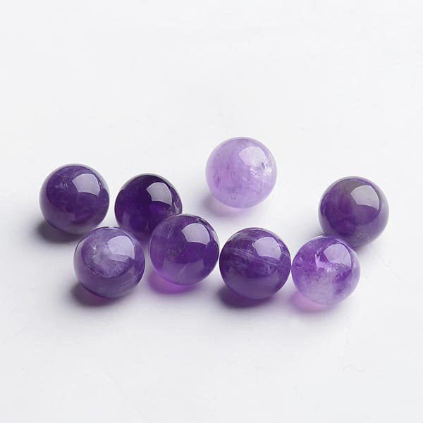 Perle Améthyste demi-trou