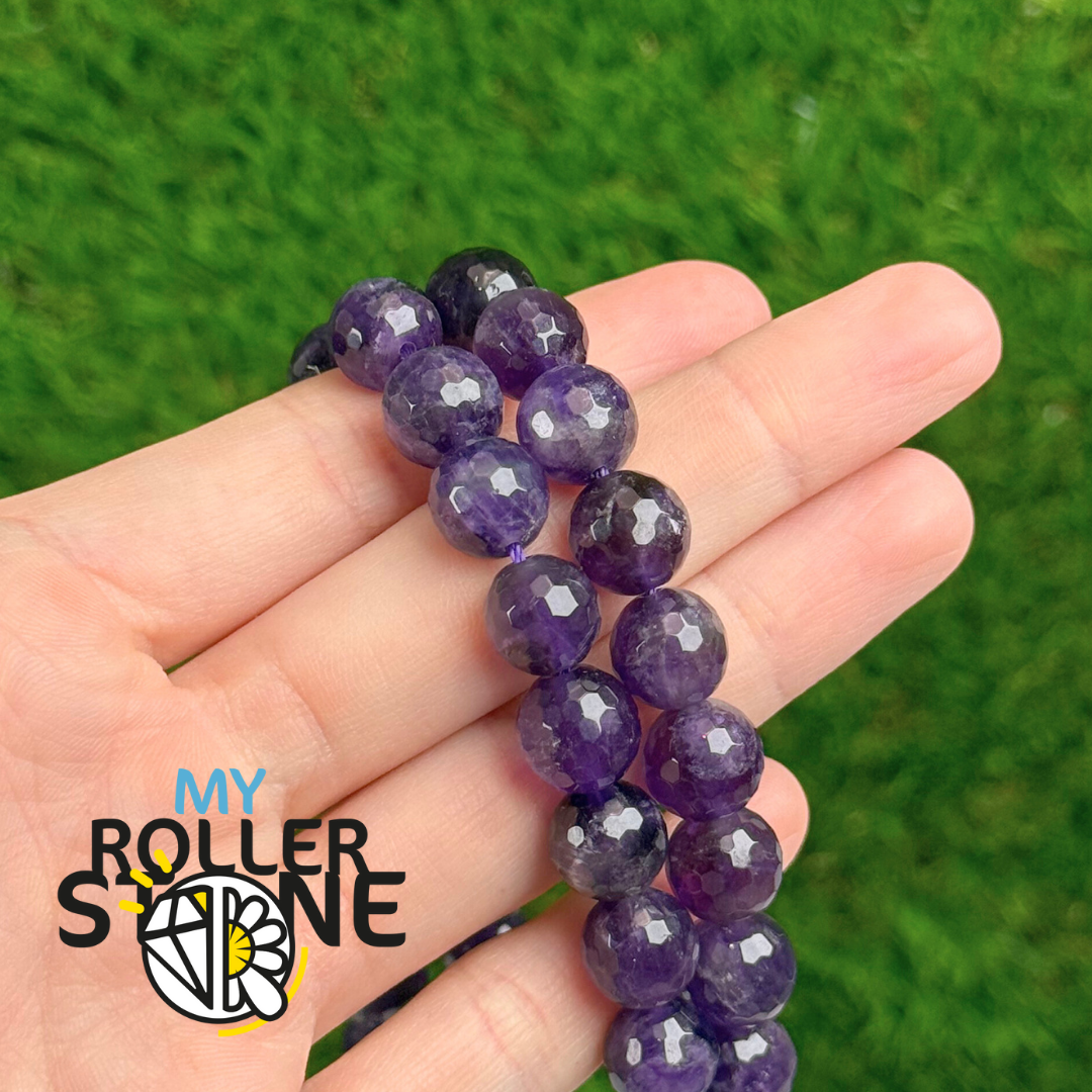 Perle Améthyste facettée 3A (6MM-8MM-10MM) - Perles