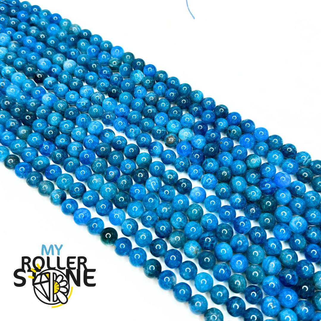 Perle Apatite bleue 5A - Perles
