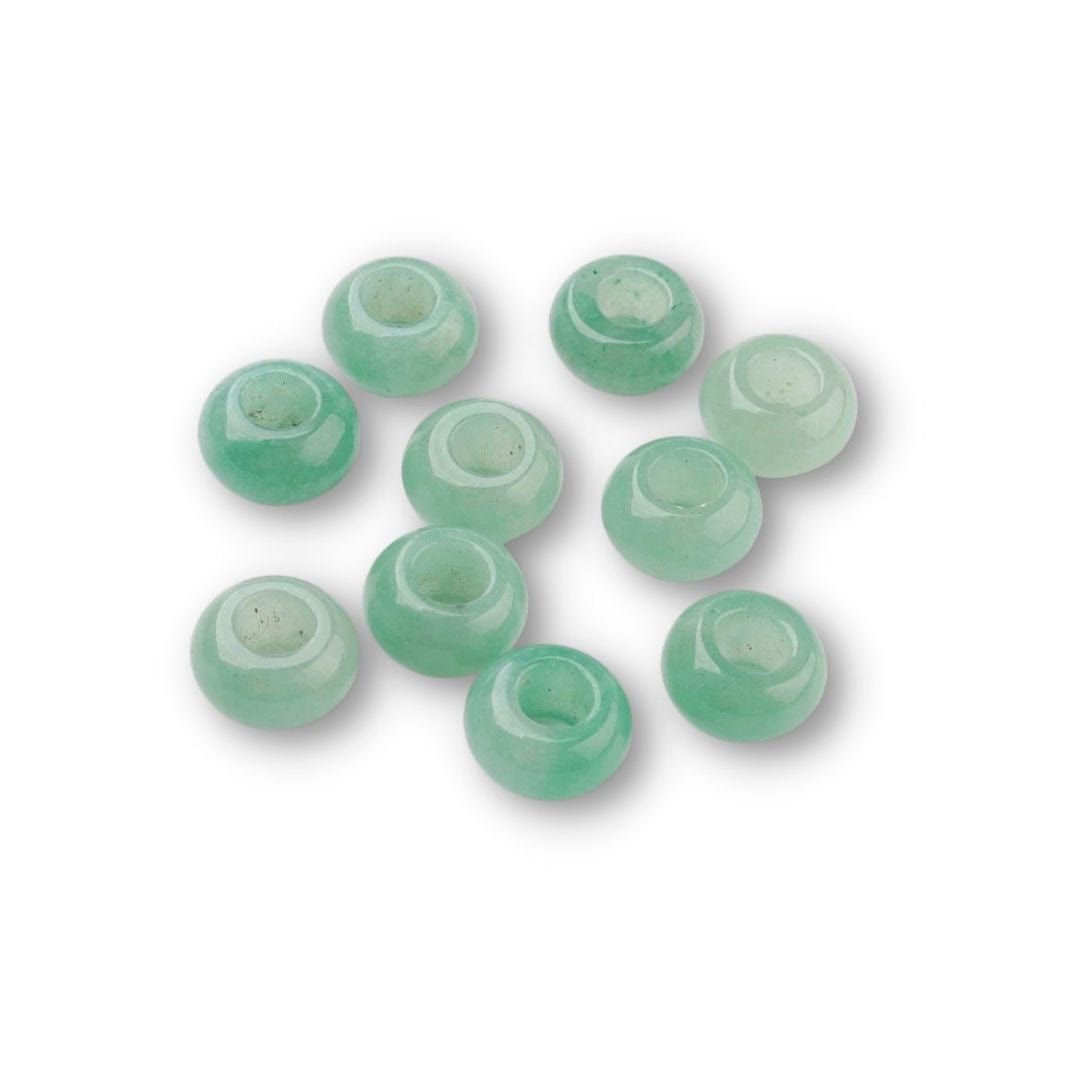 Perle Aventurine grand trou