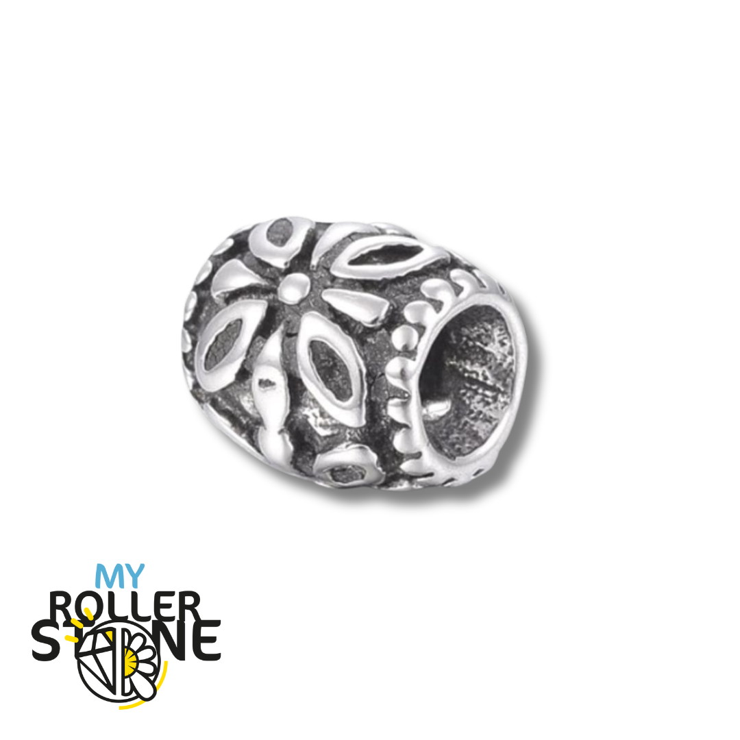 Perle baril fleur - Perles