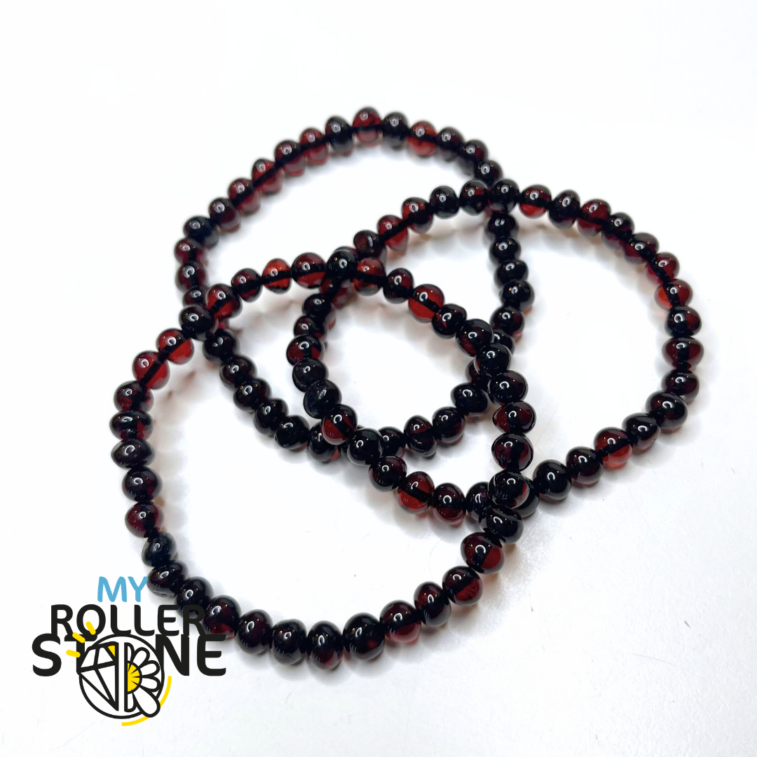 Perle Baroque d’Ambre Cerise - Bracelets