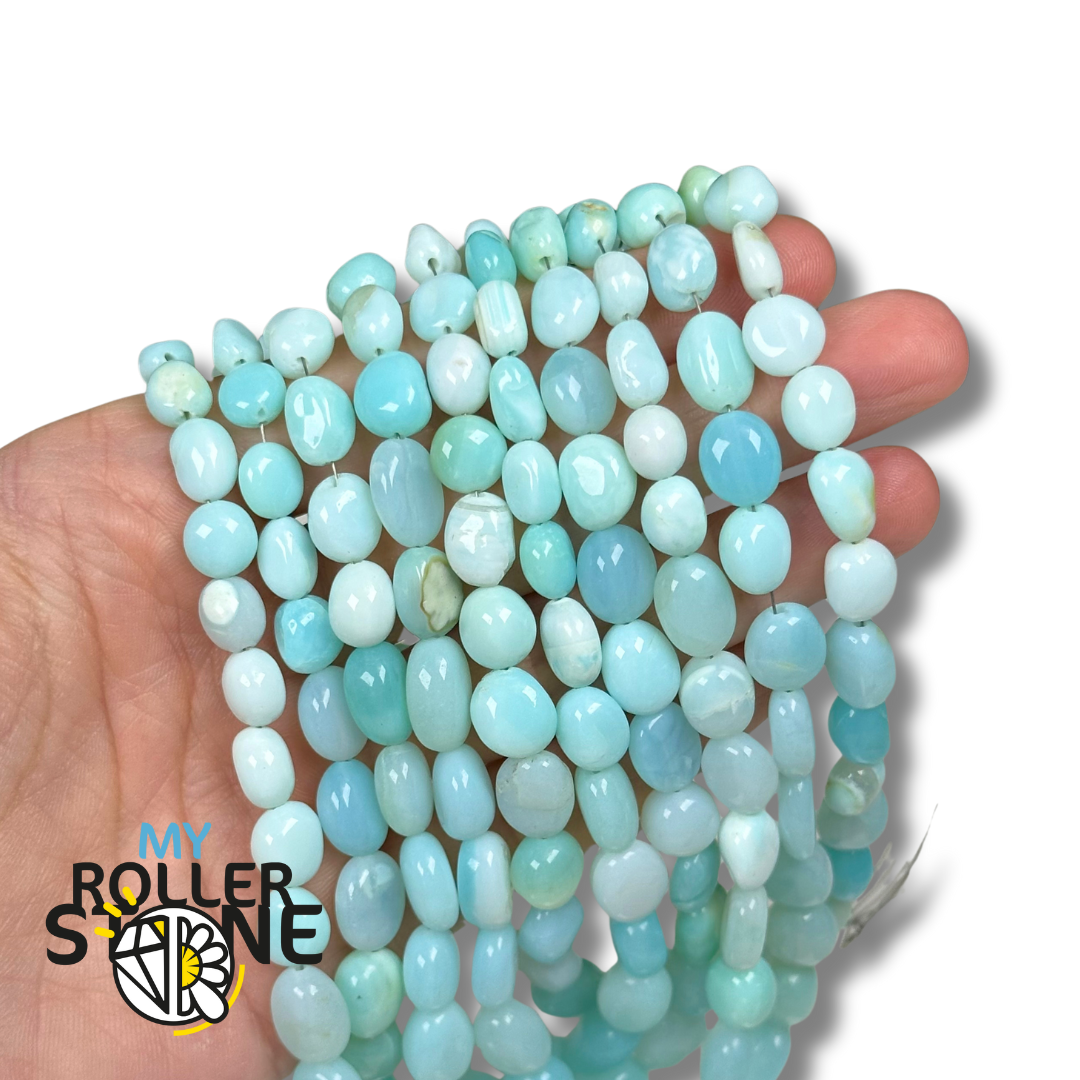 Perle Baroque Opale Bleue Mexicaine 5A