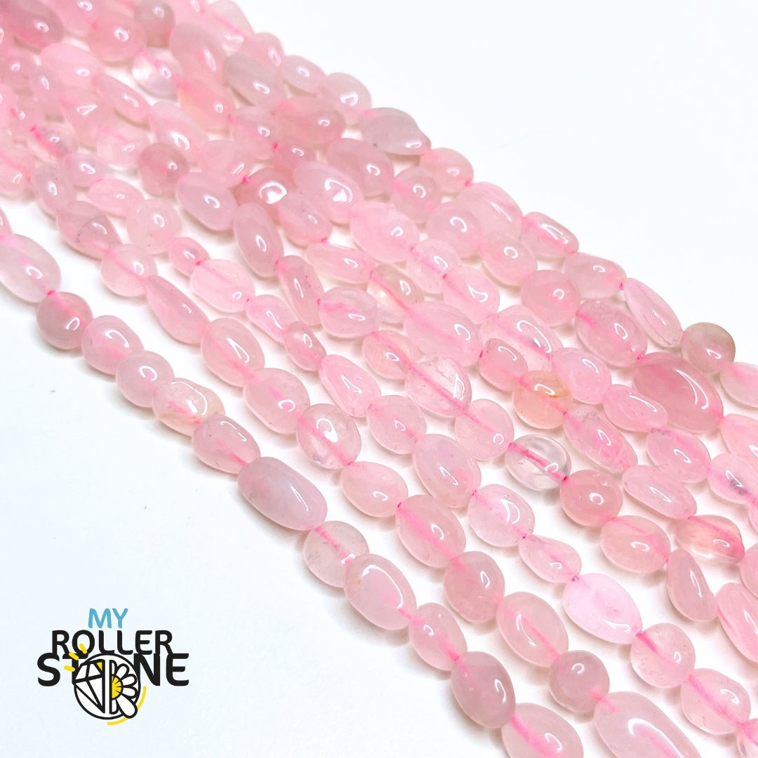Perle Baroque en Quartz rose AB