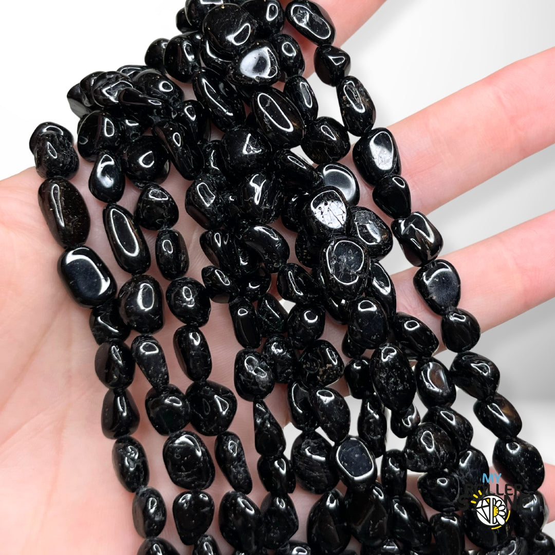 170 Perline Di Tormalina Nera Naturale 2 Mm – Sfaccettate, Pietre Preziose Sciolte Per Gioielli Fai Da Te