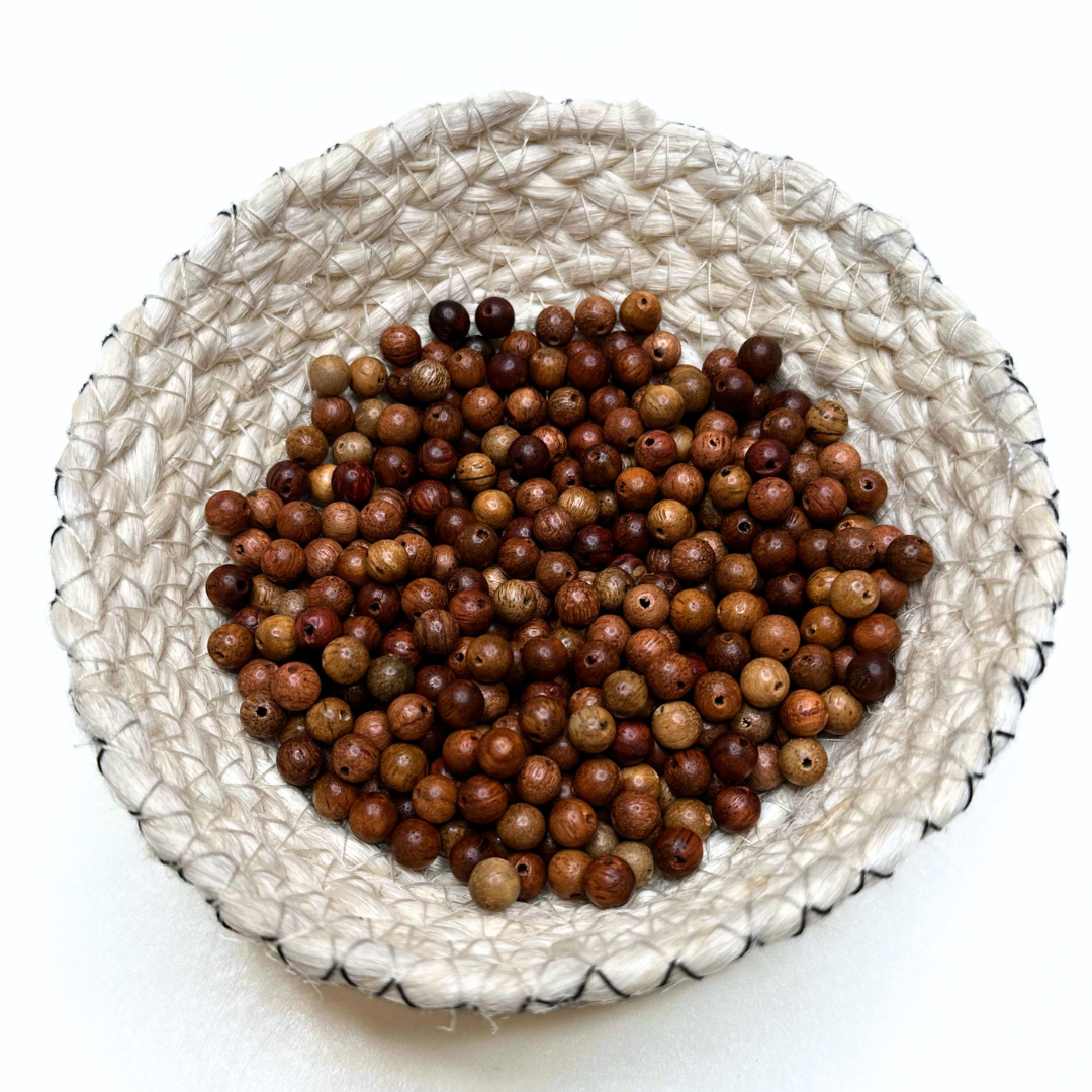 Perle bois de Cèdre 6 mm (Lot de 400 perles) - Perles