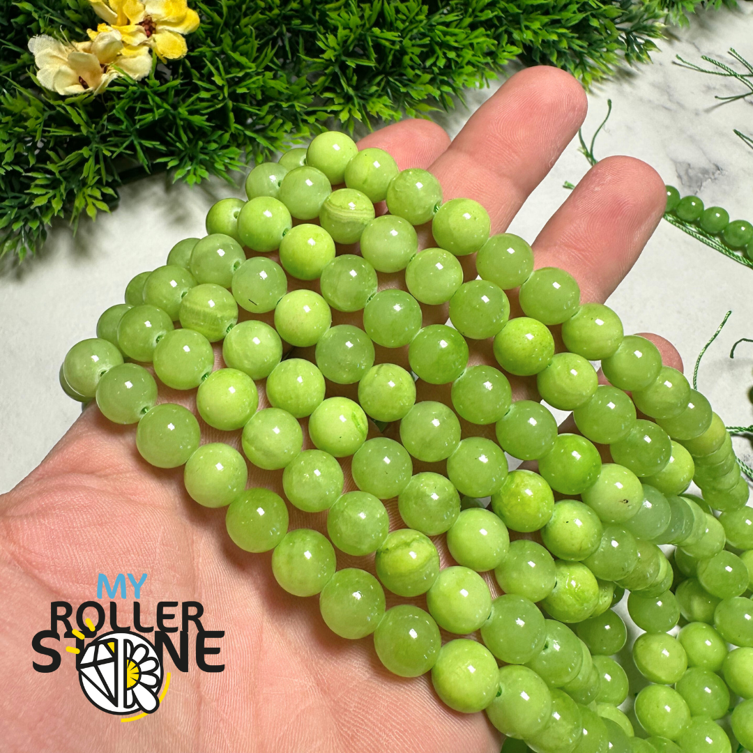 Perle Calcite verte 3A - 10 MM - Perles