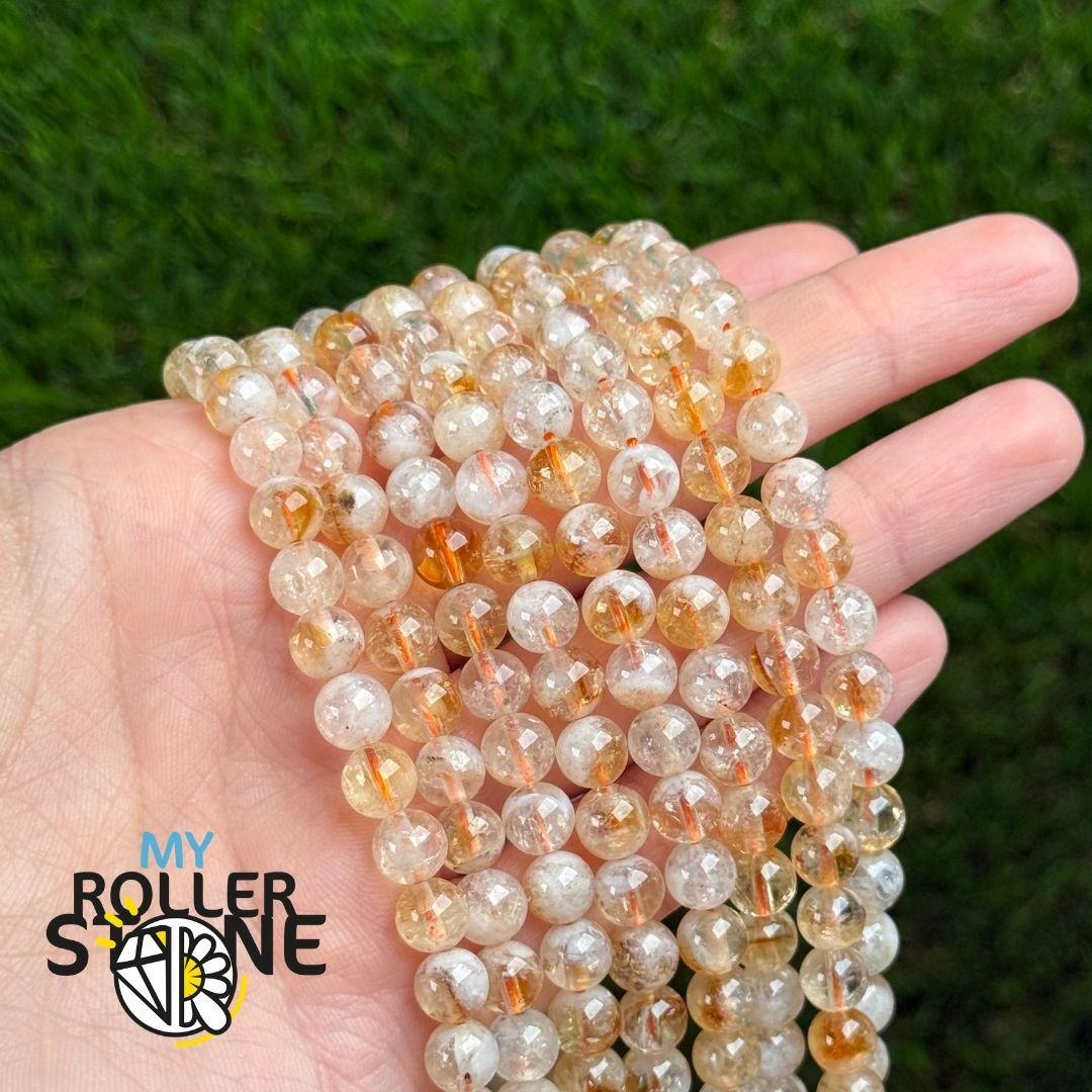 Perle Citrine (Améthyste chauffée)