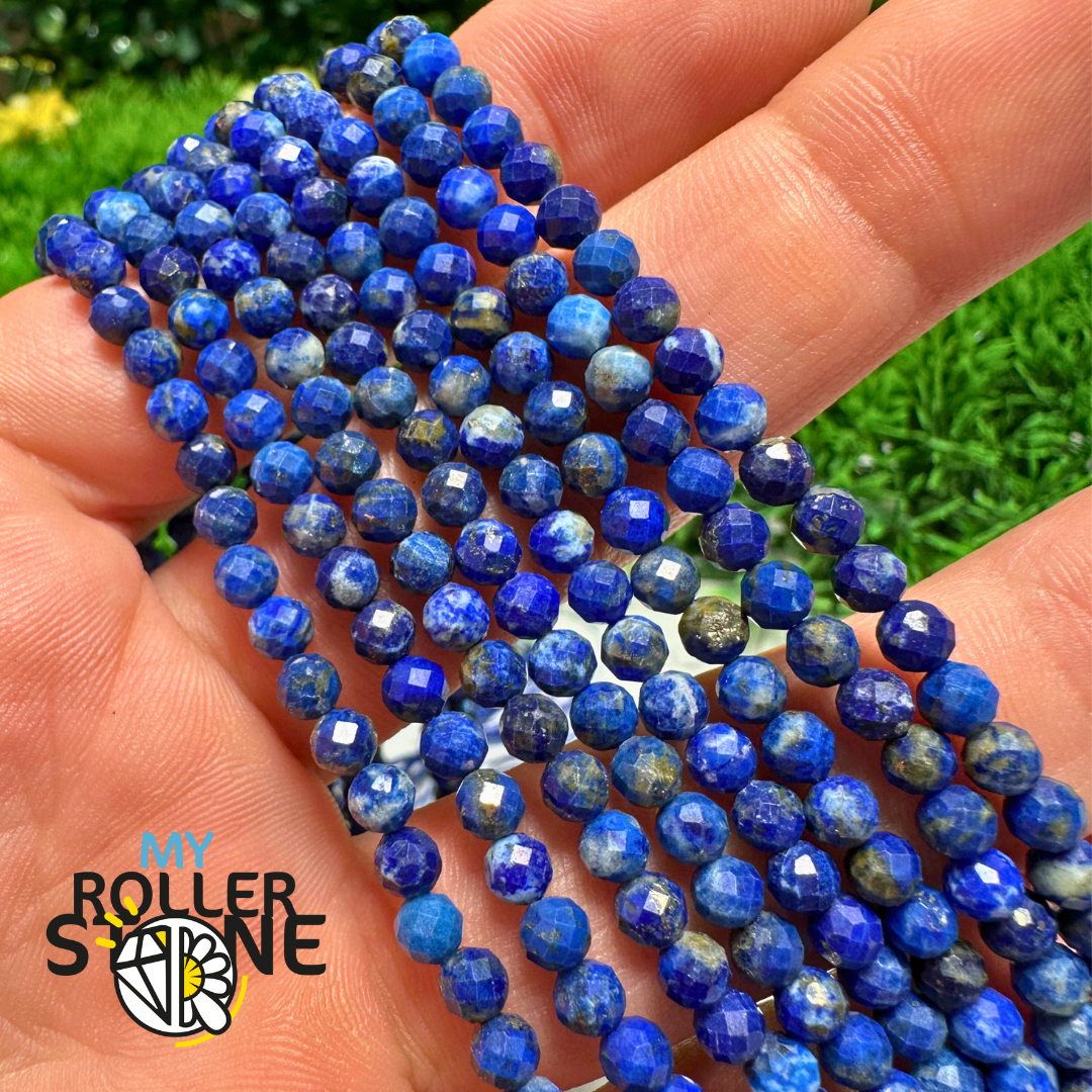Perle Facettée Lapis Lazuli
