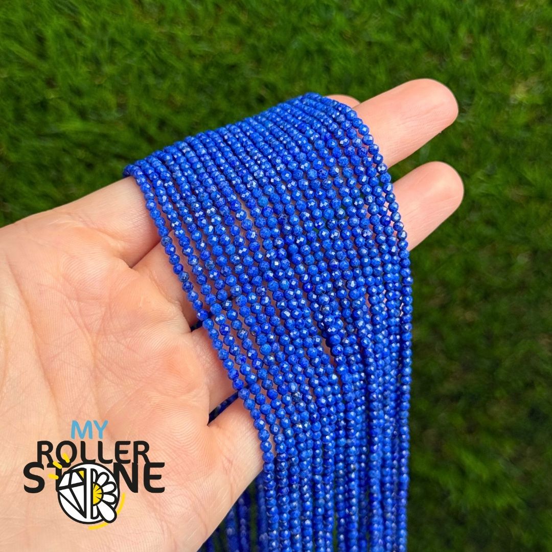 Perle Facettée Lapis Lazuli 7A