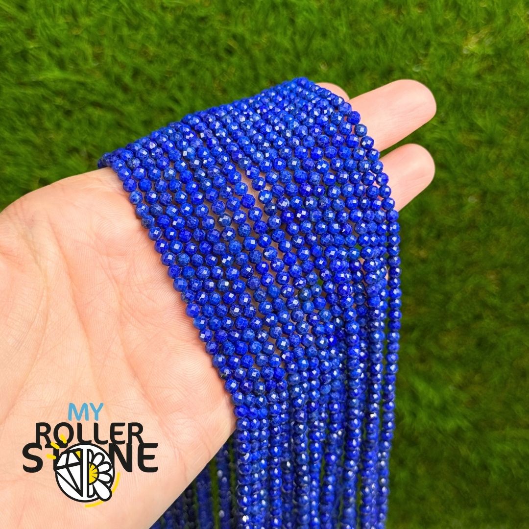 Perle Facettée Lapis Lazuli 7A