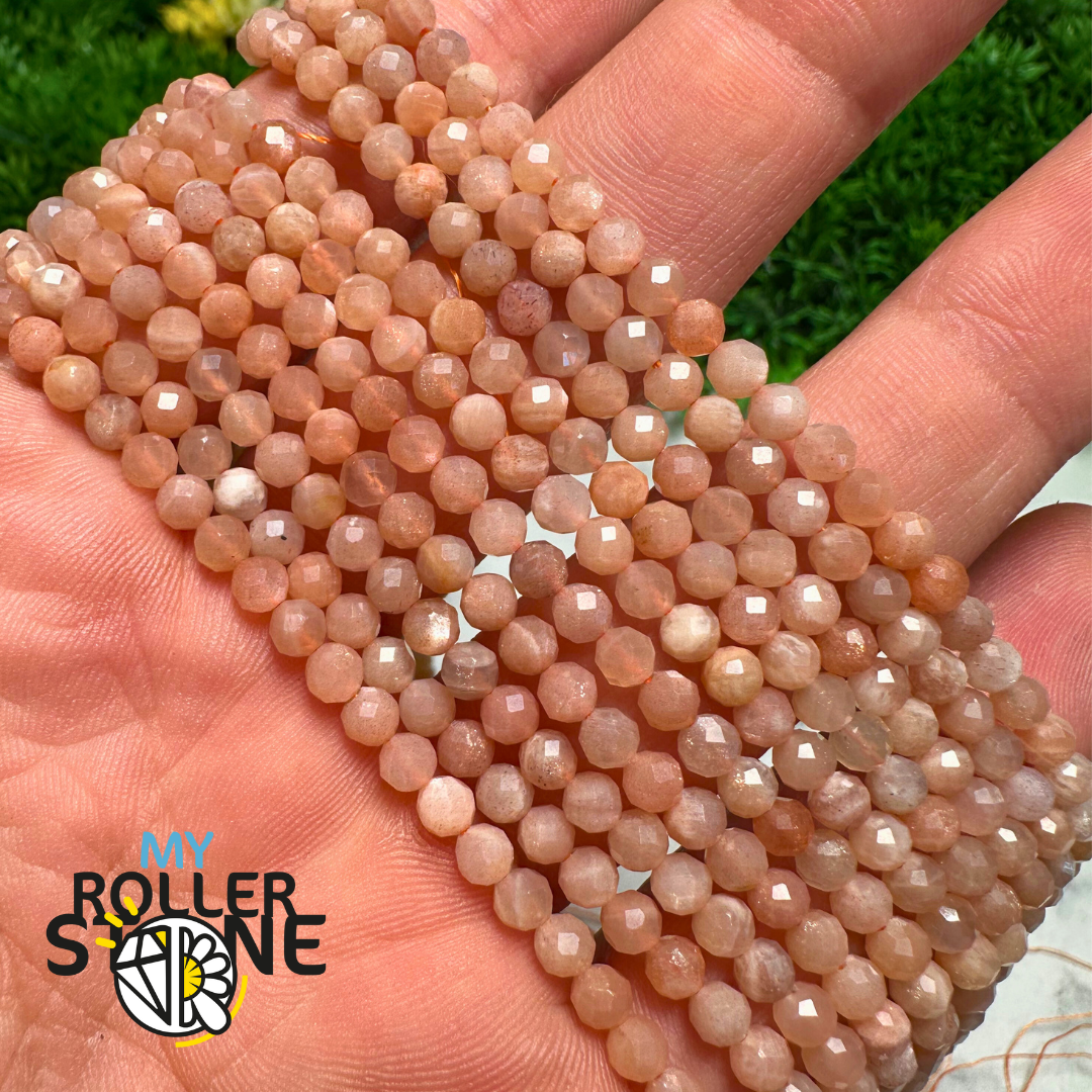 Perle facettée Pierre du soleil