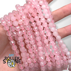 100 Perles Facettes De Bohême Preciosa 4mm - Crystal Rose Lined, Livraison Gratuite