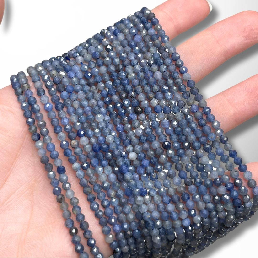 Perle Facettée Saphir de Birmanie