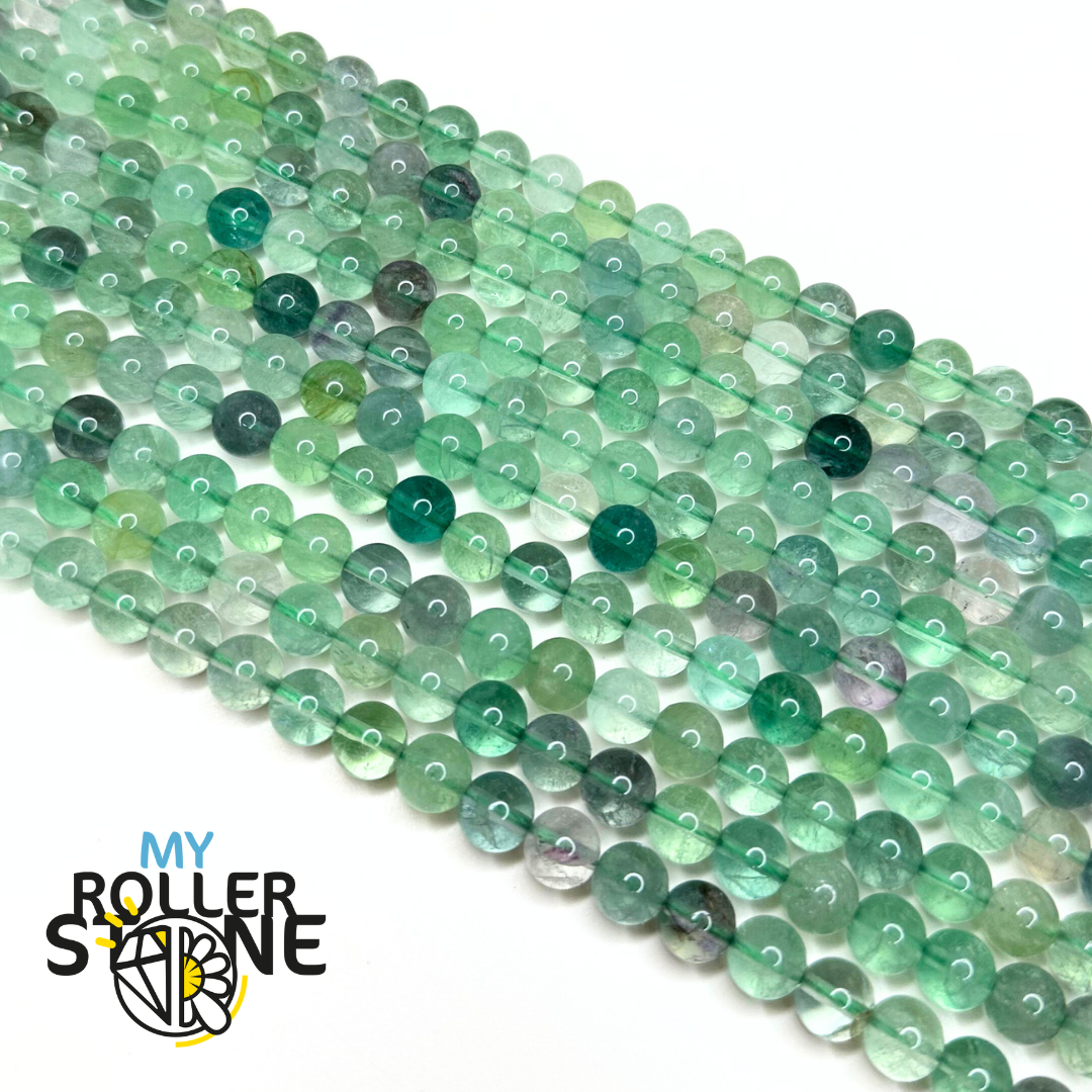 Perle Fluorite Verte 3A - Perles