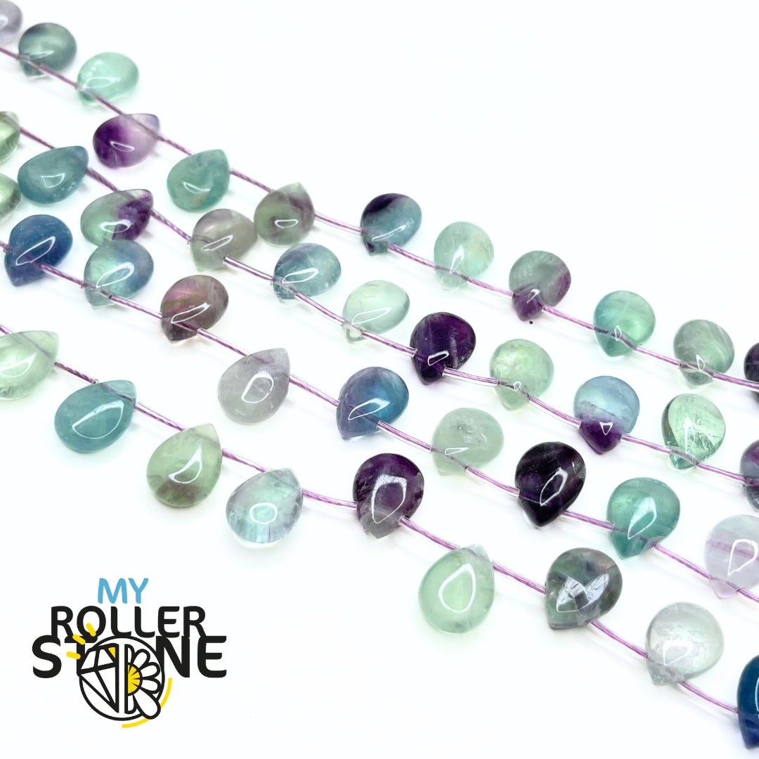Bracelet en perles multicolores de Fluorite ou fluorine