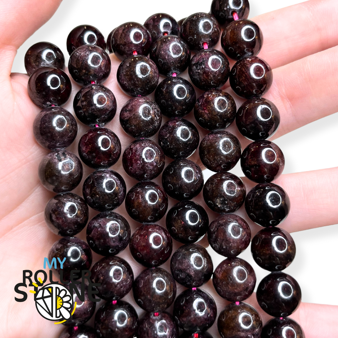 Perle Grenat 1A - Perles