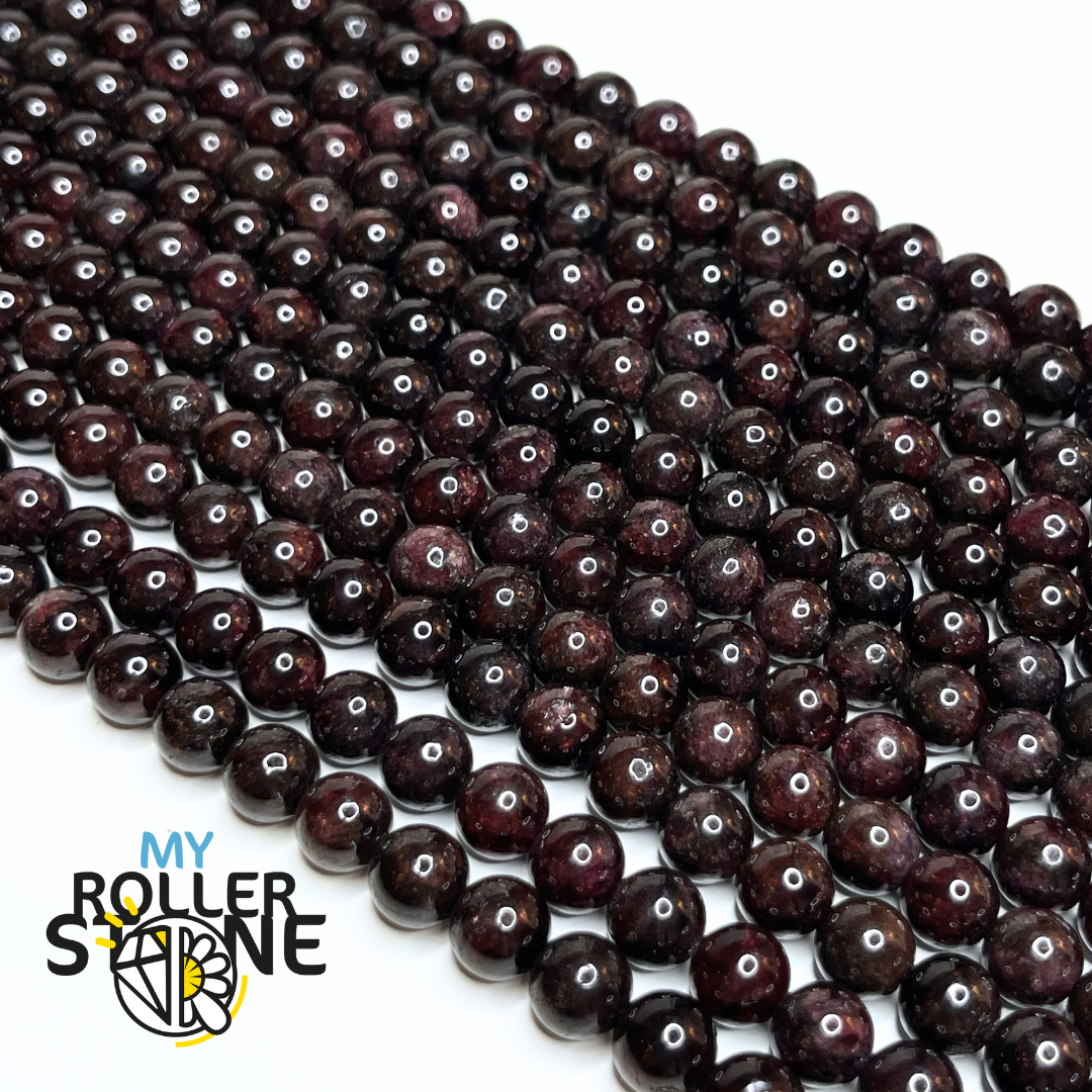 Perle Grenat 1A - Perles