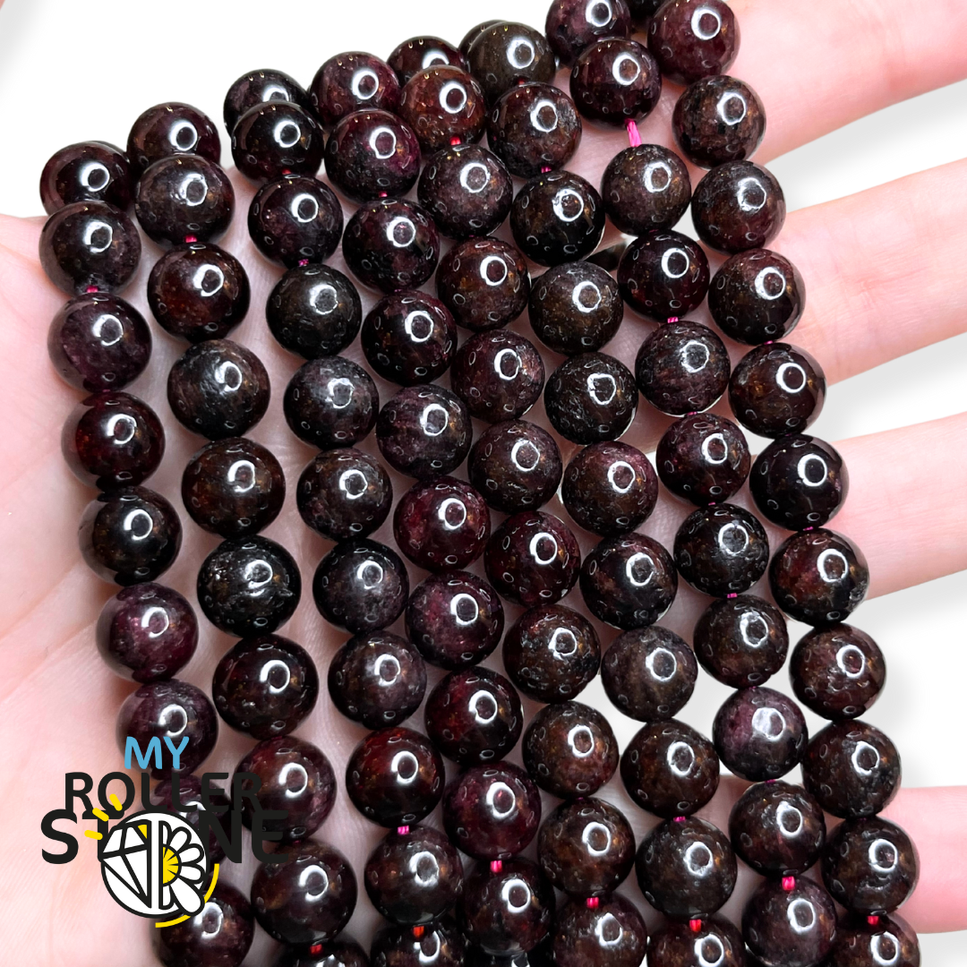 Perle Grenat 1A - Perles