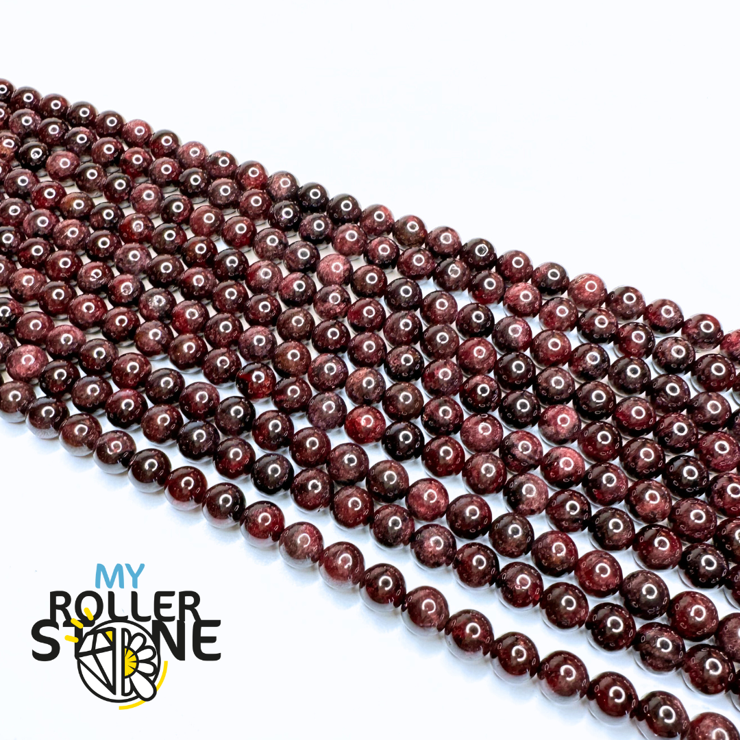Perle Grenat 3A - 8 MM - Perles