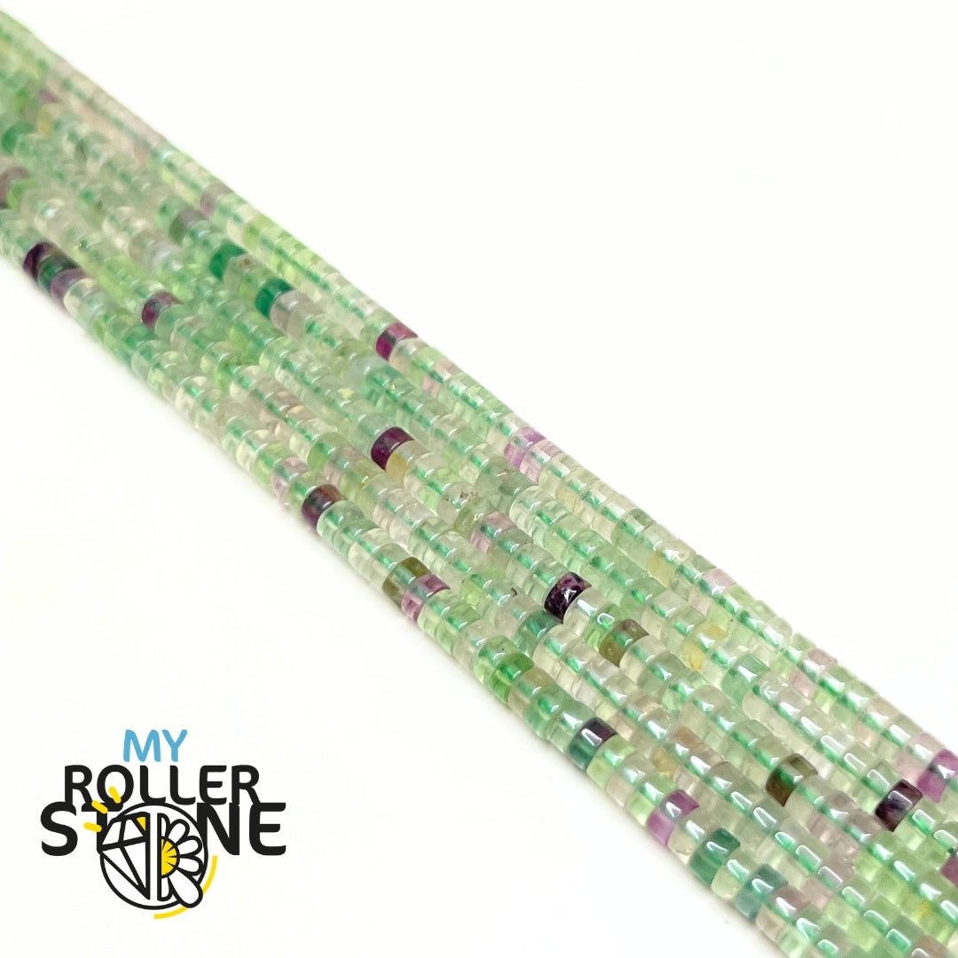 Perle Heishi Fluorite