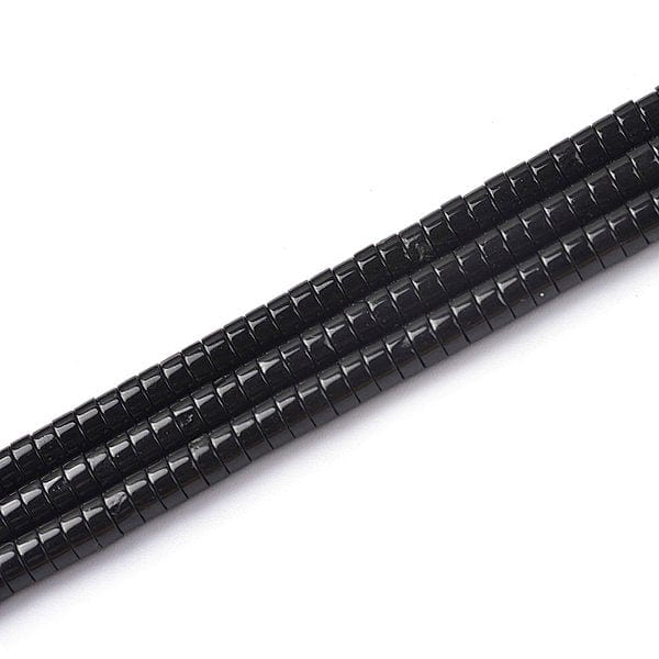 Perle heishi Onyx noir - Perles