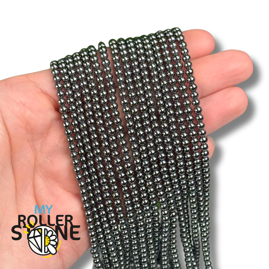 Perle Hématite 5A - 3 MM - Perles