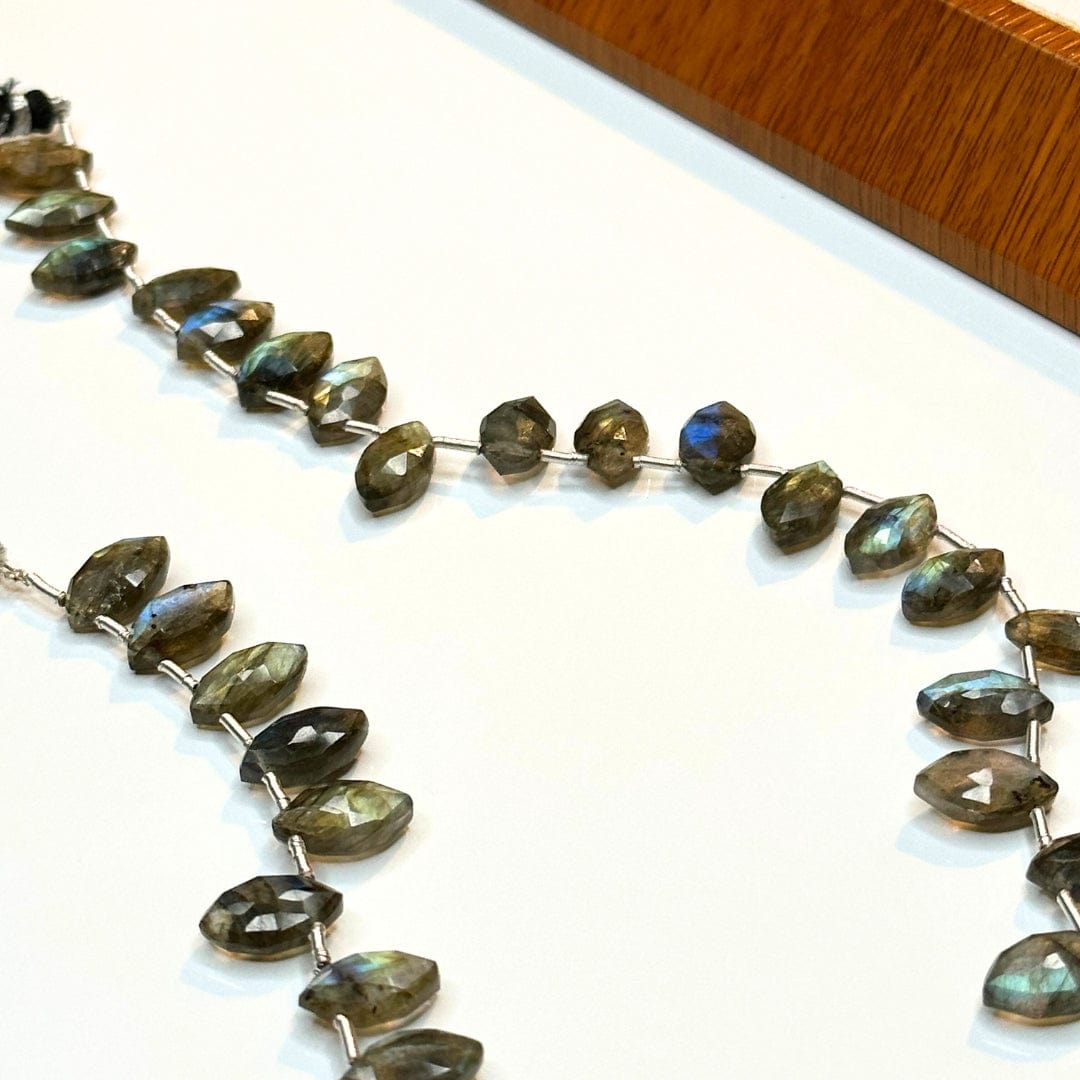 Perle Horse Eye Facettée Labradorite