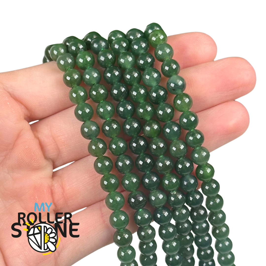 Perle Jade du Canada - 6 MM - Perles