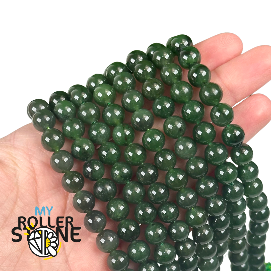 Perle Jade du Canada - 6 MM - Perles