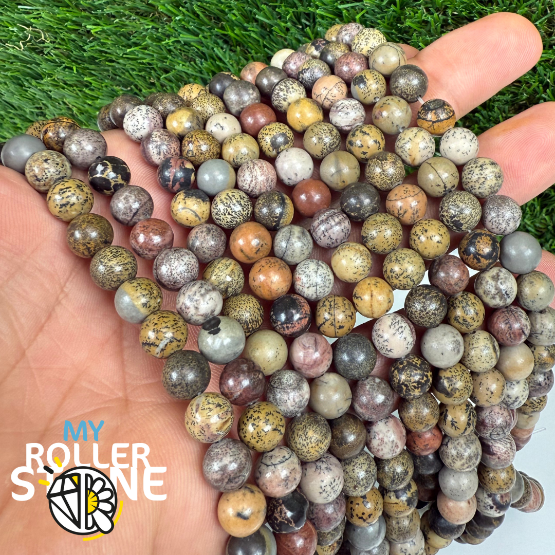 Perle Jaspe Dendritique