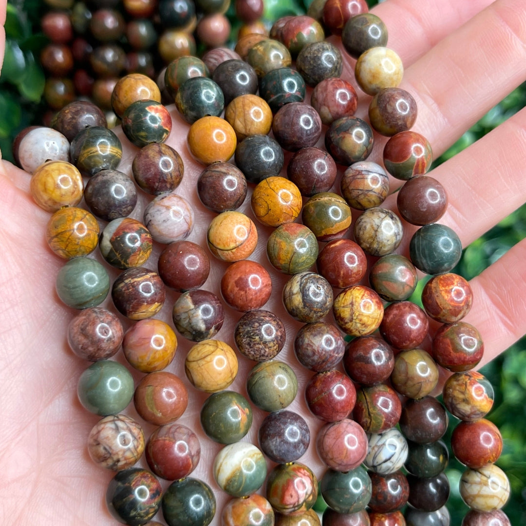 Perle Jaspe Picasso (États Unis) - Perles